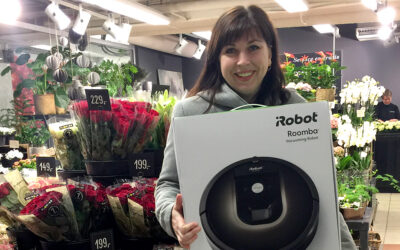 Hilde vant en robotstøvsuger!